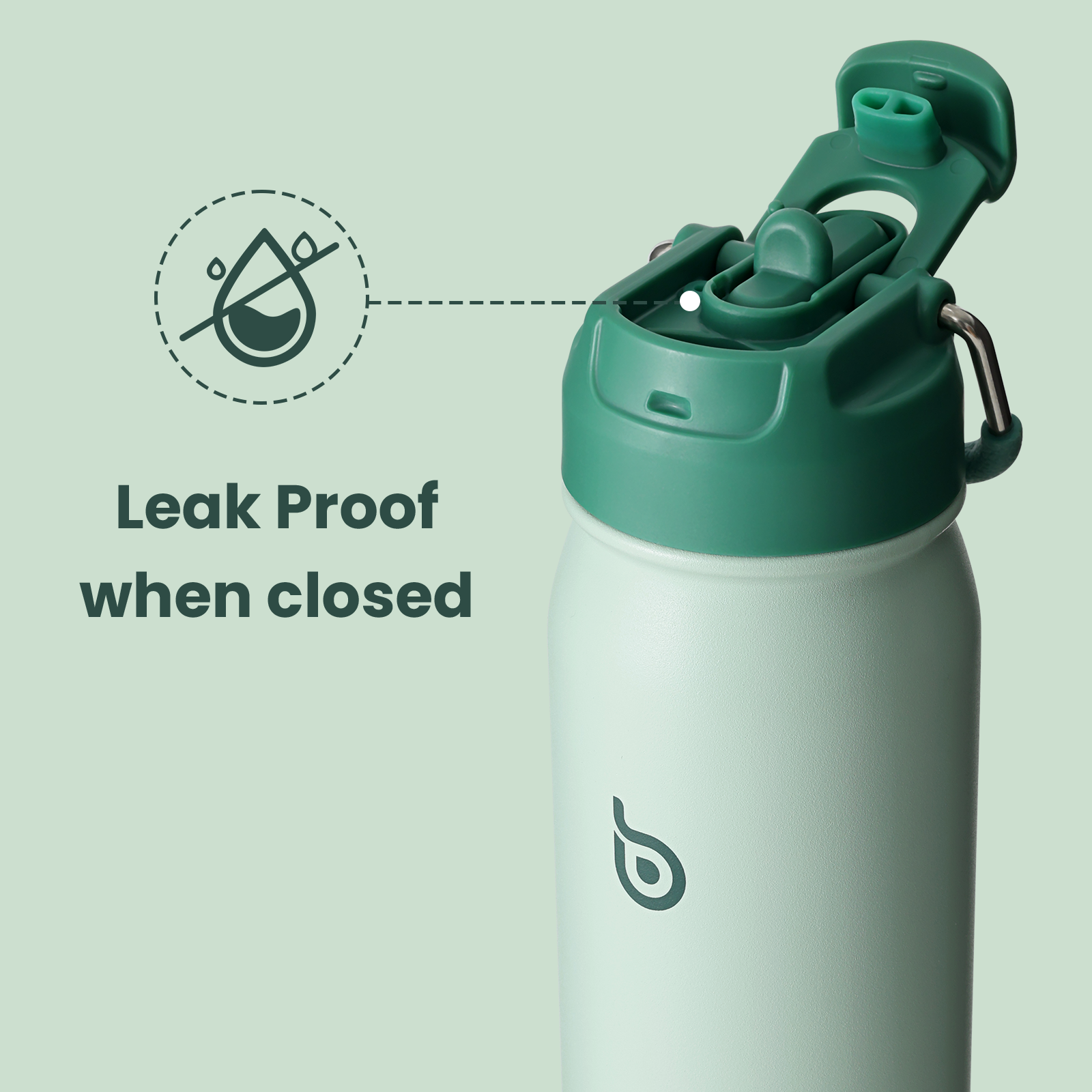 [Multi-scenario use]: This kids water bottle is not only suitable for indoor scenes but also can be used as an outdoor water bottle or a camping water bottle, suitable for mountaineering, hiking, and other scenes