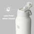 40 oz sports water bottle stainless steel insulated water bottle with straw and pills holder