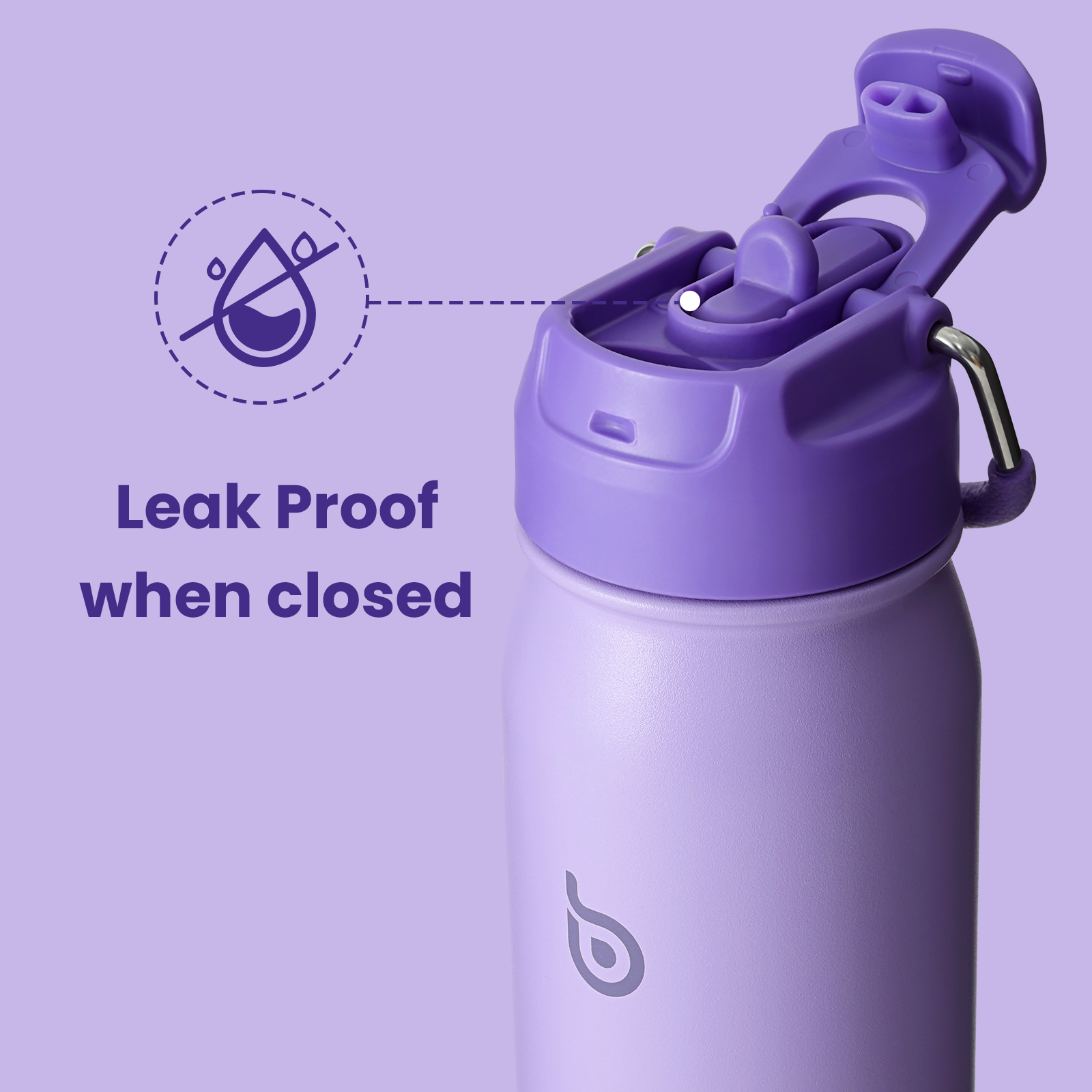 [Multi-scenario use]: This kids water bottle is not only suitable for indoor scenes but also can be used as an outdoor water bottle or a camping water bottle, suitable for mountaineering, hiking, and other scenes