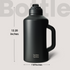 Insulated Water Bottle 64 oz with Straw and Dual-use Lid Stainless Steel Water Bottle for Men with Handle Vacuum Insulated jug for Workout Gym Soccer and Sports