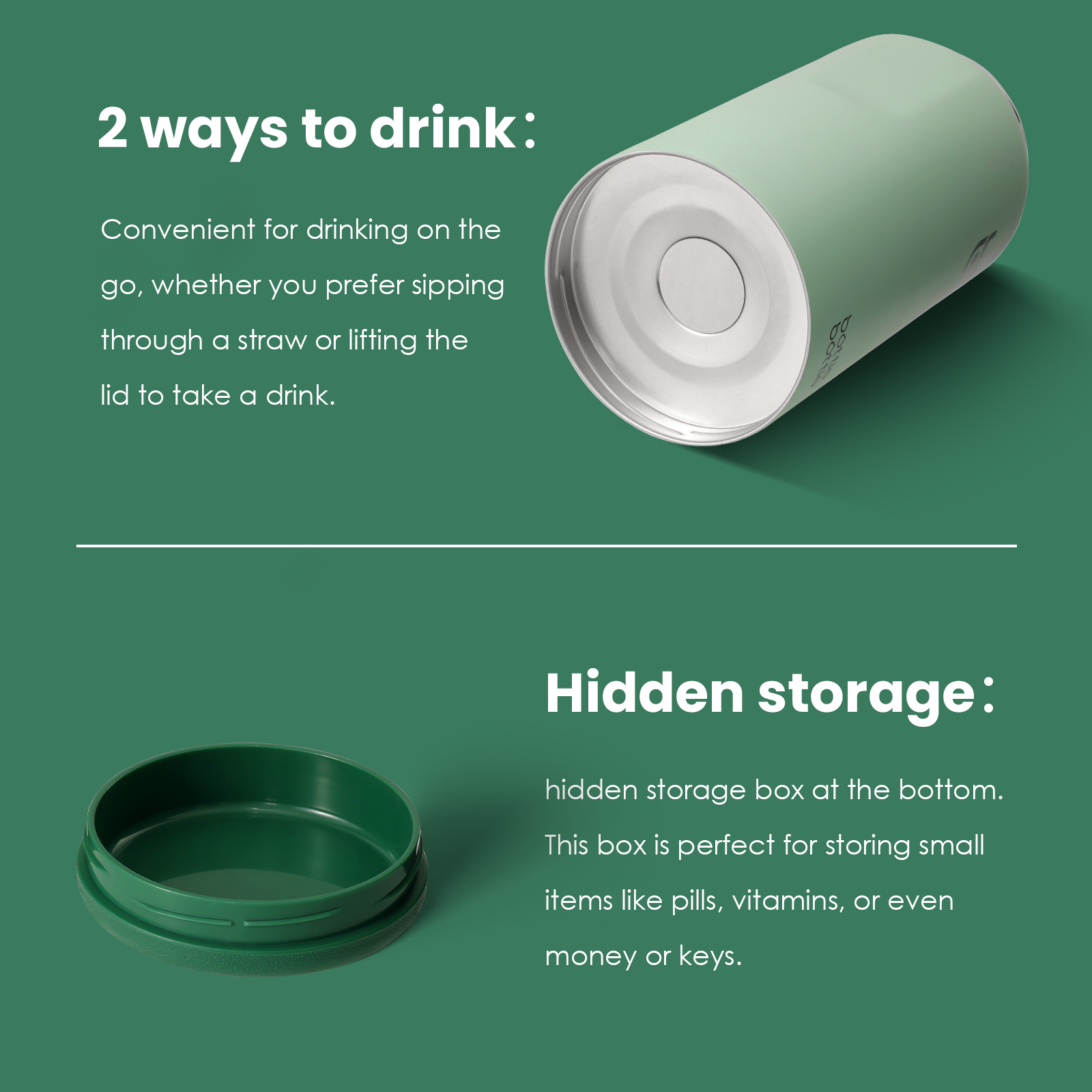 For outdoor activities:With half gallon water jug,it’s easier to enjoy your trip with fewer refills and is perfect for hiking,camping and sporting.With such a versatile bottle,it's easy to stay hydrated and refreshed during adventures