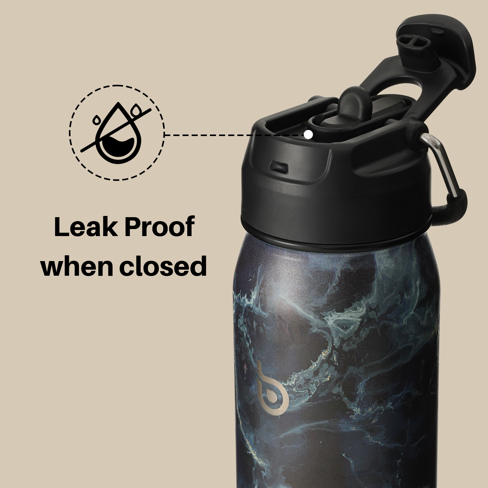 [Multi-scenario use]: This kids water bottle is not only suitable for indoor scenes but also can be used as an outdoor water bottle or a camping water bottle, suitable for mountaineering, hiking, and other scenes