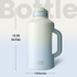 Insulated Water Bottle 64 oz with Straw and Dual-use Lid Stainless Steel Water Bottle for Men with Handle Vacuum Insulated jug for Workout Gym Soccer and Sports
