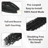 7 pack 12/14 Inch Boho Box Braids Goddess Box Braids Crochet Hair Bohemian Hippie Braids Braiding Hair Box Braids with Curly Ends Messy Pre-looped Synthetic Crochet Hair for Women Halloween Christmas