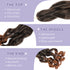 French Curls Braiding Hair T30 Various colors to choose fromSynthetic Bouncy Curly Braiding Hair Extensions French Curly Crochet Hair Extensions 14-22inch