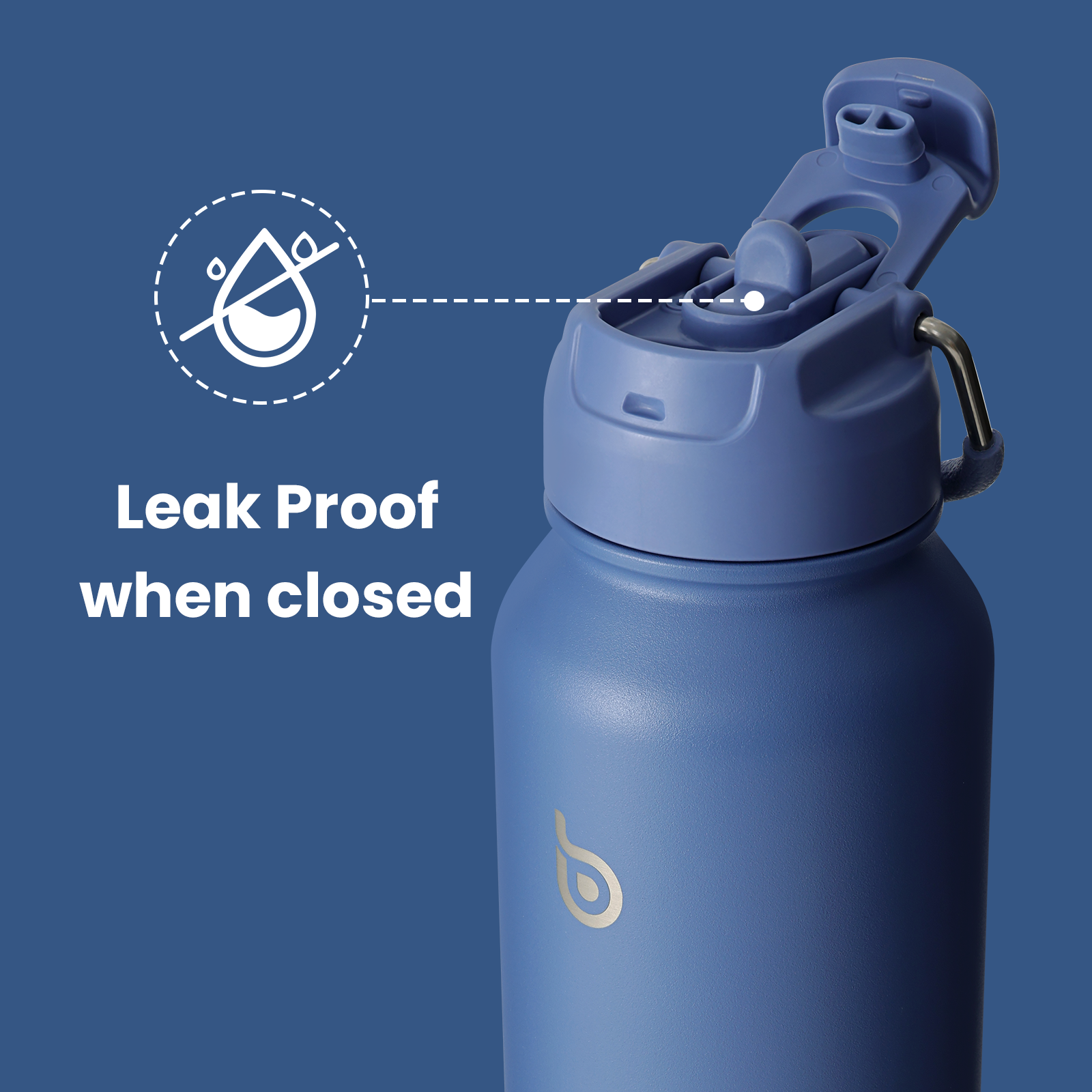 40 oz sports water bottle stainless steel insulated water bottle with straw and pills holder