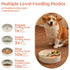 Slow Feeder Dog Bowl for Large Dogs with Non-Slip Base - Adjustable Speed Design, Removable Puzzle Inserts & Dishwasher Safe, Pink