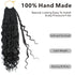 7 pack 12/14 Inch Boho Box Braids Goddess Box Braids Crochet Hair Bohemian Hippie Braids Braiding Hair Box Braids with Curly Ends Messy Pre-looped Synthetic Crochet Hair for Women Halloween Christmas