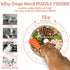 Slow Feeder Dog Bowl for Large Dogs with Non-Slip Base - Adjustable Speed Design, Removable Puzzle Inserts & Dishwasher Safe, Pink