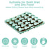 Snuffle Mat for Dogs, Lick Mat for Dogs to Slow Down Eating, Dog Puzzle Toys for Large and Medium Breed Dogs, Silicone Dog Bowls for Dry, Wet, Raw Food, Green