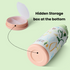 32oz Insulated Water Bottle Stainless Steel Sport Water Bottle with Straw Dual-use Lid Design for Gym with Pill Box