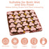 Snuffle Mat for Dogs, Lick Mat for Dogs to Slow Down Eating, Dog Puzzle Toys for Large and Medium Breed Dogs, Silicone Dog Bowls for Dry, Wet, Raw Food, Pink