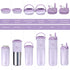 Insulated Water Bottle for Sports with Straw,2 lids,18 oz 3IN1 Water Bottles for Slim Can Coolers and Kids Tumbler, Stainless Steel Metal Bottles for Outdoor Activities