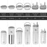 Insulated Water Bottle for Sports with Straw,2 lids,18 oz 3IN1 Water Bottles for Slim Can Coolers and Kids Tumbler, Stainless Steel Metal Bottles for Outdoor Activities