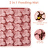 Snuffle Mat for Dogs, Lick Mat for Dogs to Slow Down Eating, Dog Puzzle Toys for Large and Medium Breed Dogs, Silicone Dog Bowls for Dry, Wet, Raw Food, Pink