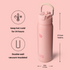 [Multi-scenario use]: This kids water bottle is not only suitable for indoor scenes but also can be used as an outdoor water bottle or a camping water bottle, suitable for mountaineering, hiking, and other scenes