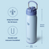 [Multi-scenario use]: This kids water bottle is not only suitable for indoor scenes but also can be used as an outdoor water bottle or a camping water bottle, suitable for mountaineering, hiking, and other scenes