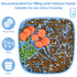 Snuffle Mat and Lick Mat for Dogs,Texas Textured Slow Feeder, 0.75 Inch Thin Silicone Mat Holds 3 Cups, Dishwasher and Microwave Safe, Blue