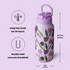 32oz Insulated Water Bottle Stainless Steel Sport Water Bottle with Straw Dual-use Lid Design for Gym with Pill Box
