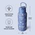 32oz Insulated Water Bottle Stainless Steel Sport Water Bottle with Straw Dual-use Lid Design for Gym with Pill Box