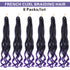 French Curl Braiding Hair 14/16 Inch Curly Braiding Hair Pre Stretched 1B/Grey Loose Wavy French Curl Hair for Women Various colors to choose from