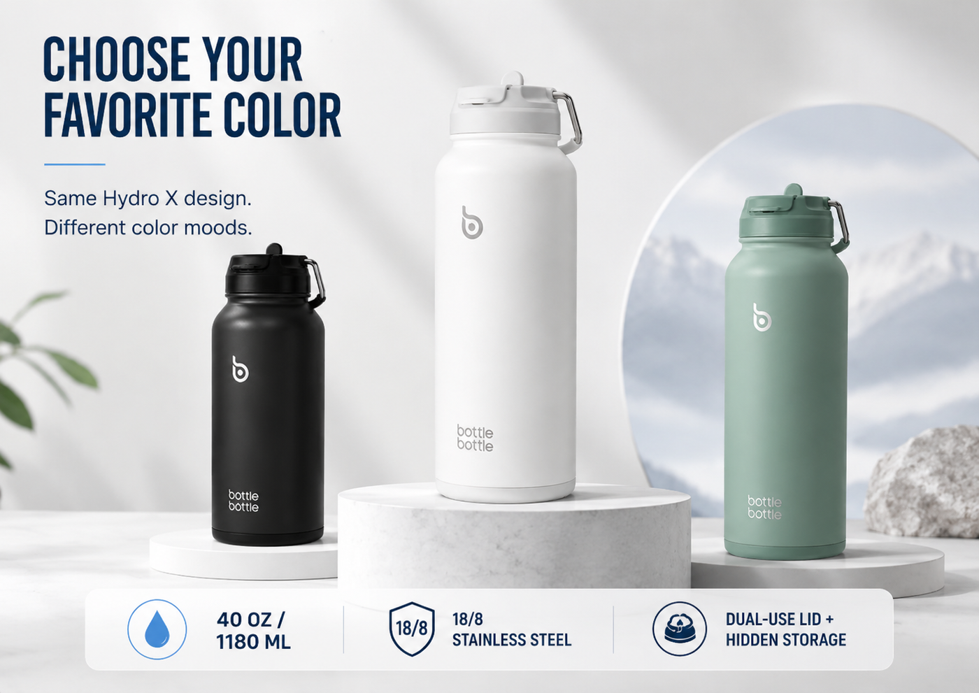 Three Everyday Functions in One Bottle
