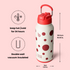 32oz Insulated Water Bottle Stainless Steel Sport Water Bottle with Straw Dual-use Lid Design for Gym with Pill Box