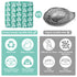 Snuffle Mat for Dogs, Lick Mat for Dogs to Slow Down Eating, Dog Puzzle Toys for Large and Medium Breed Dogs, Silicone Dog Bowls for Dry, Wet, Raw Food, Green