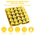 Snuffle Mat for Dogs, Lick Mat for Dogs to Slow Down Eating, Dog Puzzle Toys for Large and Medium Breed Dogs, Silicone Dog Bowls for Dry, Wet, Raw Food, Yellow