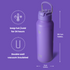 40 oz sports water bottle stainless steel insulated water bottle with straw and pills holder