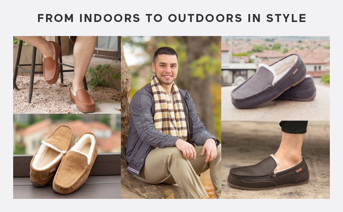 Classic Moccasin Craftsmanship with Genuine Sheepskin Comfort