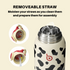 Kids Insulated Water Bottle with Straw Lid and Handle 16 oz Stainless Steel Vacuum Tumbler Water Bottles for School Outdoor Travel Gifts for Boys and Girls