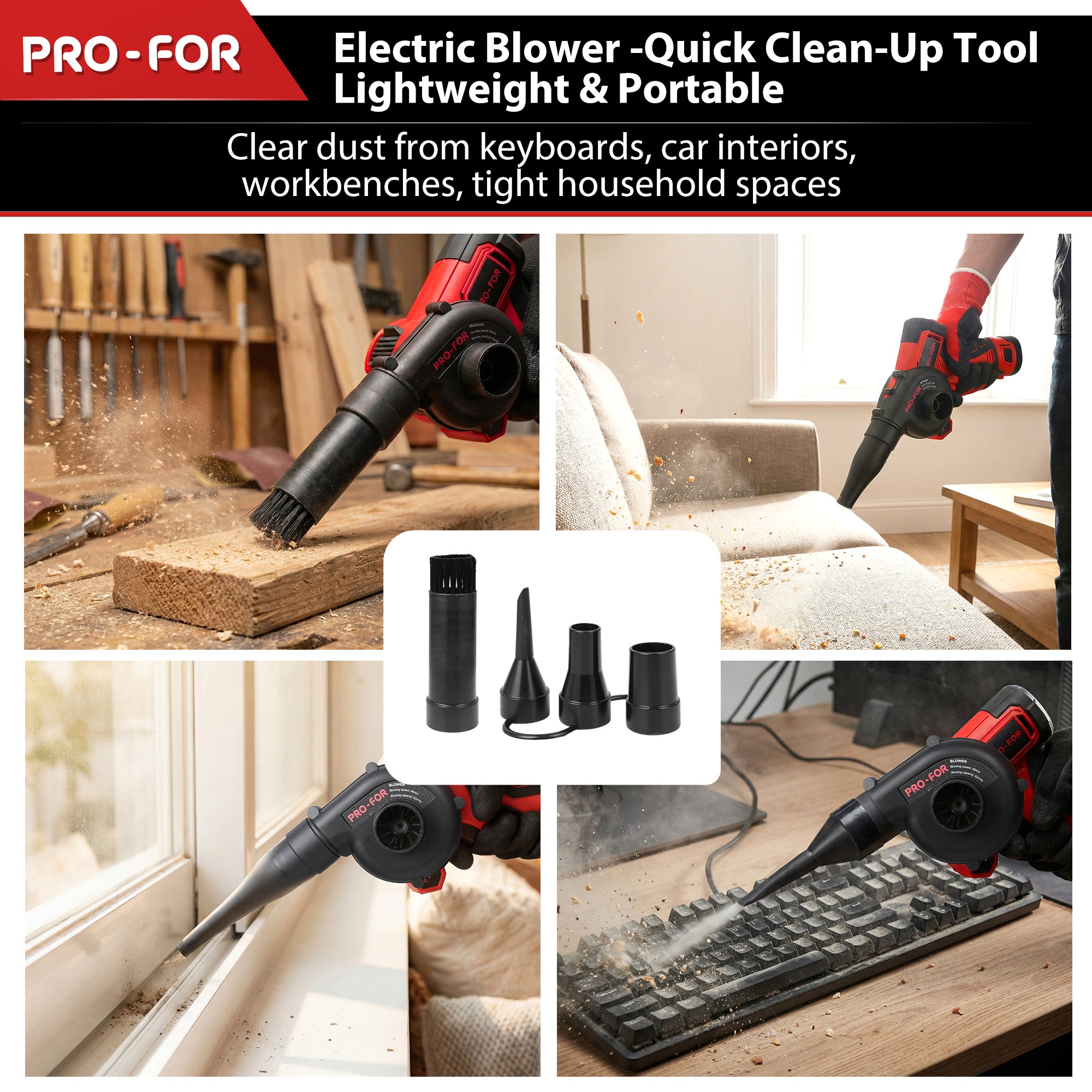 12V Multi-function Combination Tool A103-CPS302-12BL Brushless Combination Power Tool Kit, 3-in-1 Cordless Multi-Head System with Mini Chainsaw, Belt Sander, Blower, Interchangeable Heads for DIY & Home Workshop