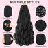 French Curly Braiding Hair 14-22 Inch Loose Wavy 6 Packs Various colors to choose from Bouncy Braiding Hair Extensions Synthetic French Curl Crochet Hair Extensions