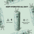 Insulated Water Bottle 24oz with Straw Lid and Handle for Sports Travel Gym Stainless Steel Water Bottles Double-Wall Vacuum Metal Leak Proof BPA-Free