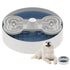 Slow Feeder Dog Bowl with Lick Mat and Puzzle Inserts - Non-Slip Base, Adjustable Speed Design, Dishwasher Safe for Large Dogs,Blue