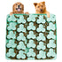 Snuffle Mat for Dogs, Lick Mat for Dogs to Slow Down Eating, Dog Puzzle Toys for Large and Medium Breed Dogs, Silicone Dog Bowls for Dry, Wet, Raw Food, Green