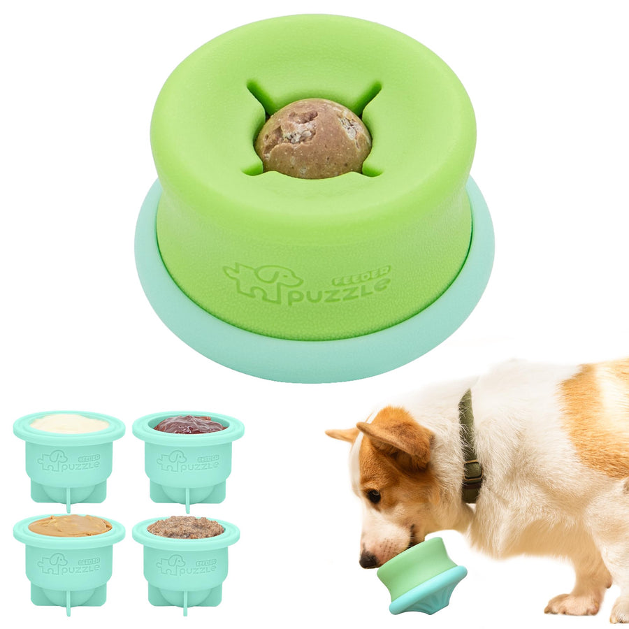 Dog Puzzle Toys, Interactive Enrichment Dog Toys for Mental Stimulation, Slow Feeding, Treat Dispensing, and Freezable Fun to Keep Them Busy,Blue