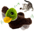 PETFUTURE Flapping Cat Toy, Motion Activated Duck with Catnip, 3 Modes & USB Rechargeable, Machine Washable Interactive Toy for Indoor Cats