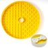 Insert, Dog Bowl Slow Feeder Accessories, Transform Your Lick Bowl to Slow Feeder Insert Dog Bowl, 6 Cups 9.8 Inch Yellow