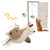 PETFUTURE Flapping Cat Toy, Motion Activated Flying Squirrel with Catnip, 3 Modes & USB Rechargeable, Machine Washable Interactive Toy for Indoor Cats