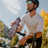 Insulated Water Bottle 24 oz with Handle and Flip Tops Lids Stainless Steel Water Bottle Push Button Lid Leak proof Portable for Running Travel Sports Hiking