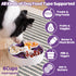 Slow Feeder Dog Bowl for Large Dogs with Non-Slip Base - Adjustable Speed Design, Removable Puzzle Inserts & Dishwasher Safe, Purple