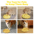 Cat Slow Feeder, Interactive Cat Puzzle Toy for Mental Stimulation, Dishwasher Safe Silicone Cat Enrichment Toys, Reduces Boredom and Training Intelligence