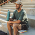 Stainless Steel Water Bottle with Straw and Lid 32 oz Vacuum Insulated Cup Stay Cold and Hot, Leak-Proof Wide Mouth Water Bottles for Men