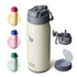 16 oz sports water bottle stainless steel insulated kids water bottle with straw and pills holder for gifts and school