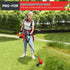 20V Lightweight Stringless Grass Trimmer, Battery Powered Weed Eater, Cordless Electric Weed Trimmer with Battery and Charger