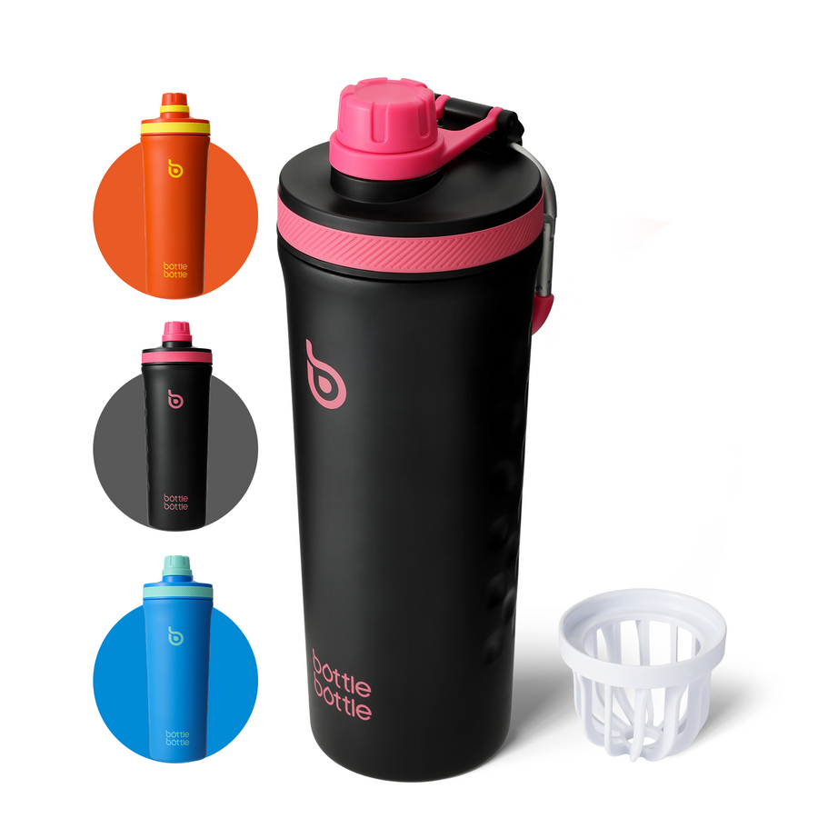 26 oz Insulated Shaker Bottle Insulated Water Bottle for Men and Women Protein Shaker for Gym Water Cup