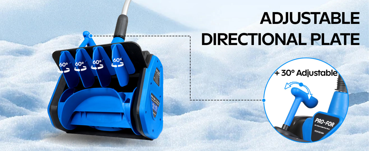 40V Cordless Snow Shovel, Lightweight Electric Snow Blower Alternative with 2×4.0Ah Batteries, 13.5" Width, 26.5FT Throw Distance, Battery Powered Snow Removal Tool for Driveway & Walkways