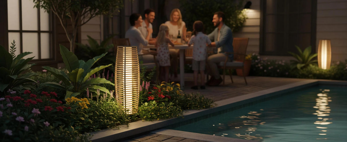 Outdoor Lighting Made Warm, Simple, and Decorative